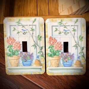 Floral Light Switch Covers